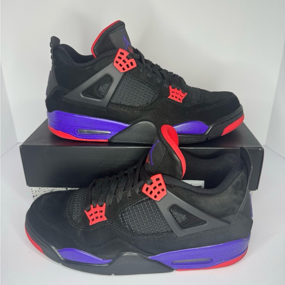 Jordan 4 Raptors Drake Signature Size 12 Lightly Used Og Box
